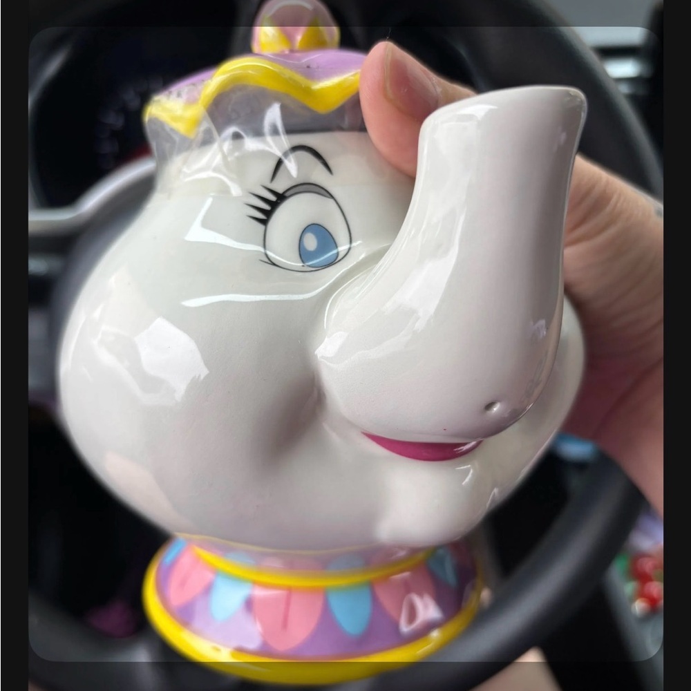 Disney Beauty and the Beast Mrs. Potts Ceramic Teapot 🌹🍵